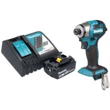 Makita DTD 173 RG1 Akku Schlagschrauber 18 V 180 Nm 1/4“ Brushless + 1x Akku 6,0 Ah + Ladegerät