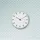 Arne Jacobsen Clocks City Hall 21,0 cm 5520 weiss/schwarz