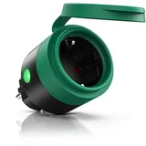 Bearware Smart-Home-Steckdose IP44 3600 W Grün/Schwarz