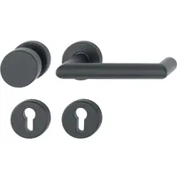 HOPPE Hoppe, Türgriff + Türgarnitur, Feuerschutzgarnitur Rotterdam FS-58/42H/42HS/1401 (Türgarnitur)