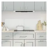 vidaXL Küchenrückwände 2 Stk. Transparent 70x40 cm Hartglas