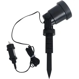 NÄVE LED Außenwandlaser Projektor Schwarz