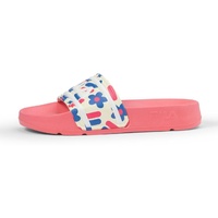 FILA Morro Bay P Slipper Kids Slide Sandal, Pink Lemonade-Antique White, 34 EU - 34 EU