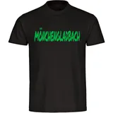 multifanshop Kinder T-Shirt - Mönchengladbach - Textmarker - Druck grün - Kind