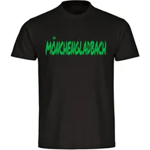 multifanshop Kinder T-Shirt - Mönchengladbach - Textmarker - Druck grün - Kind