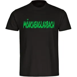 multifanshop Kinder T-Shirt - Mönchengladbach - Textmarker - Druck grün - Kind