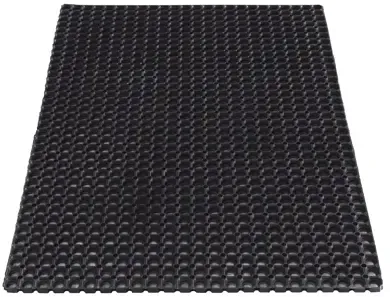 Gummiwabenmatte Miltex schwarz 100 x 150 cm Schmutzfangmatte