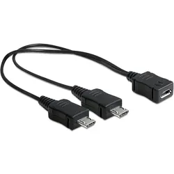 Delock USB-Kabel - Micro-USB Typ B (M) zu Micro-USB Typ B (W)