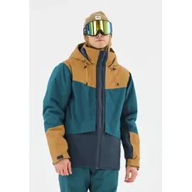 Whistler Kingland Skijacke Blau/Braun/S Petrol S