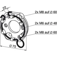 SOMFY Univ.-Antriebslager 9910009