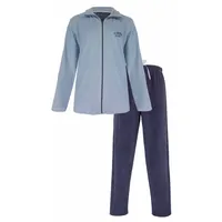 Medaillon Hausanzug Damen Nikki Homewearanzug (2 tlg) Modisches Design blau L