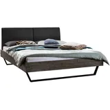 Hasena Bett, Anthrazit, Grau,