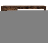 vidaXL Schreibtisch mit Schublade Räuchereiche 115x50x75cm