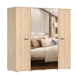 moeblo Falttürenschrank Logos 200 x 196 x 58 cm beige