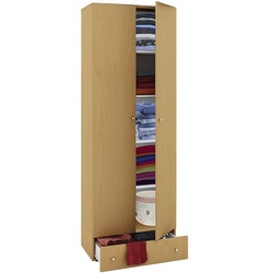 VCM Morgenthaler Aktenschrank »Vandol« 5 OH mit Schublade braun, 70x198x39 cm
