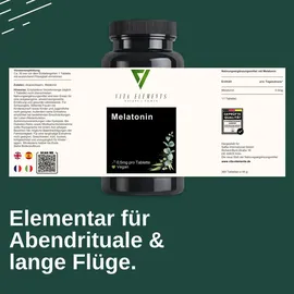 vita elements nature's power Melatonin Tabletten 365 St.