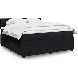 vidaXL Boxspringbett 180 x 200 cm Schwarz