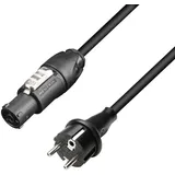 Adam Hall 8101 TCON 0500 Kaltgeräte Anschlusskabel Schwarz 5m