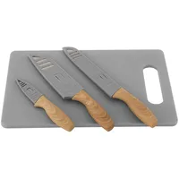 Outwell Caldas Messerset Mit Schneidebrett - Black - One