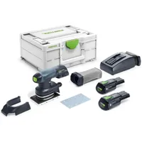 Festool RTSC 400 3,0 I-Plus 2 x 3,0 Ah + Ladegerät + Zubehör im Systainer