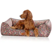 Knuffelwuff Hundebett Marrakesch XL 105 x 75 cm bunt