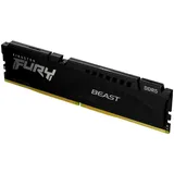 Kingston FURY Beast 32GB 6000MT/s DDR5 CL30 DIMM Schwarz Desktop Gaming Speicher Einzelnes Modul - KF560C30BB-32