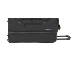 travelite Reisetasche Rollenreisetasche S erweiterbar schwarz HEIGES