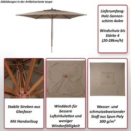 MCW Sonnenschirm, C57b taupe