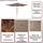 MCW Sonnenschirm, C57b taupe