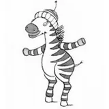 Klett Schulbuchverlag Stempel Zebra