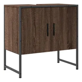 vidaXL Waschbeckenunterschrank 60 x 60 x 33 cm Braun