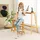 Costway Barhocker klappbar 28 x 70 x 36 cm Beige