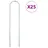 vidaXL Bodenanker U-Form 20 x 3,5 cm