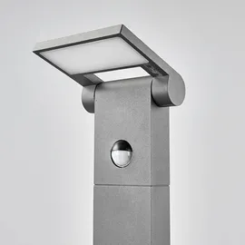 LUCANDE Außenleuchte Aluminium 100,0 cm inkl. Bewegungsmelder Schwarz