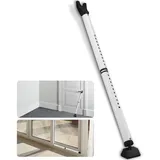 HOMGEN Verstellbare Sicherheitsstange Türspange hohe Sicherheit Teleskop-Verriegelungsstange rutschfeste Tür- und Fensterstopper Schiebetüren Terrassentür-Sicherheitsschloss