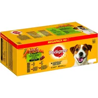PEDIGREE Portionsbeutel Megapack mit 4 Varietäten in Sauce 40 x 100 g