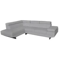Xlmoebel Ecksofa Ecksofa aus Leder mit USB-Anschluss für moderne XXL-Wohnlandschaften, Hergestellt in Europa weiß