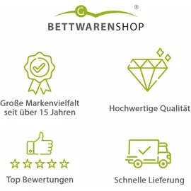 Traumschlaf Uni Jersey Melange anthrazit 200 x 200 cm + 2 x 80 x 80 cm