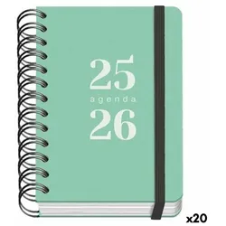 Tagesordnung DOHE GRAMMAR grün A6 120 x 170 mm 2025-2026 (20 Stück)