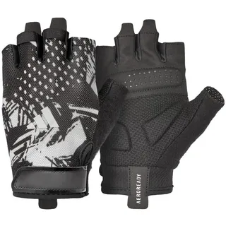 Adidas Essential Training Gloves - Graphic - S schwarz|grau Klein
