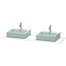 Duravit Konsole XSquare 160x55cm, bl m, m 2 Auss, Beck. beids.