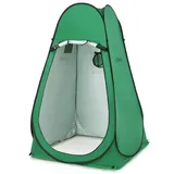 Famanu Pop-up Privatzelt – Outdoor Dusche-/Toiletten-/Umkleidezelt – UV- & Wasserabweisend – Grün – 120x120x185 cm