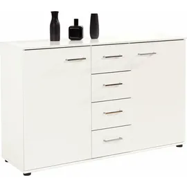 WIMEX Kombikommode 130 x 82 x 41 cm Weiß