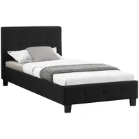 CARO-Möbel Polsterbett Ohio Bettgestell 90 x 200 cm Schlafzimmer,