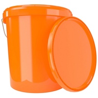 FixedByU - Eimer mit Deckel 16 Liter orange -