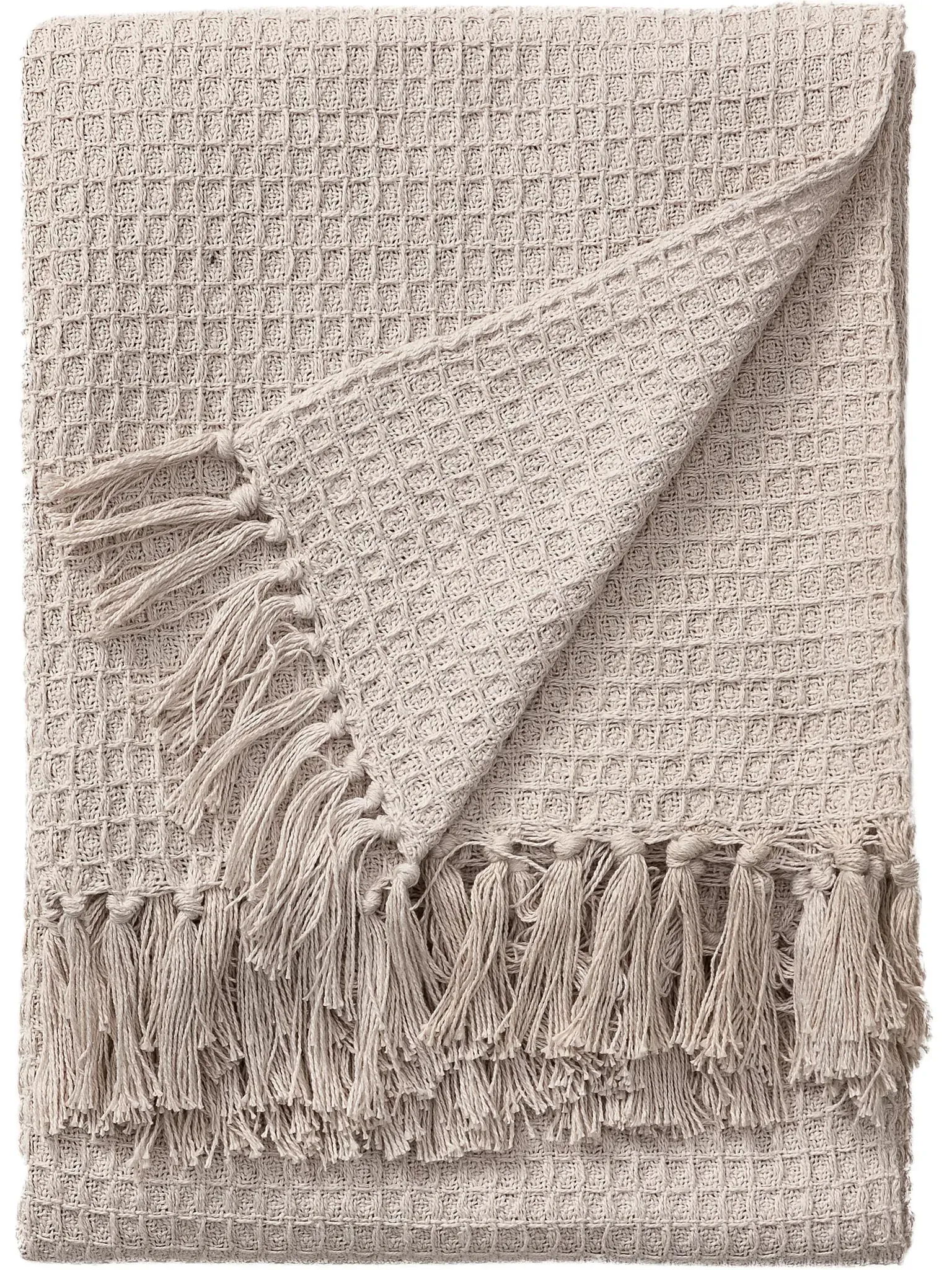benuta Pure - Baumwolldecke Amalia Ivory 125x150 cm