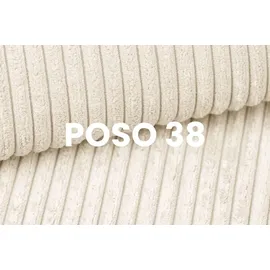 dein schlaf 24 BOXBETT LON III 160/200 in Cord Creme H4 - Creme