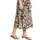 Cartoon Maxirock Damen Animalprint Beige/Khaki 36