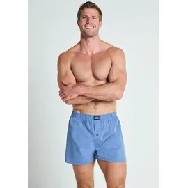 Jockey Everyday Striped Boxershorts Blau/Grau M 2er Pack