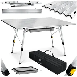 Kesser Campingtisch faltbar Silber